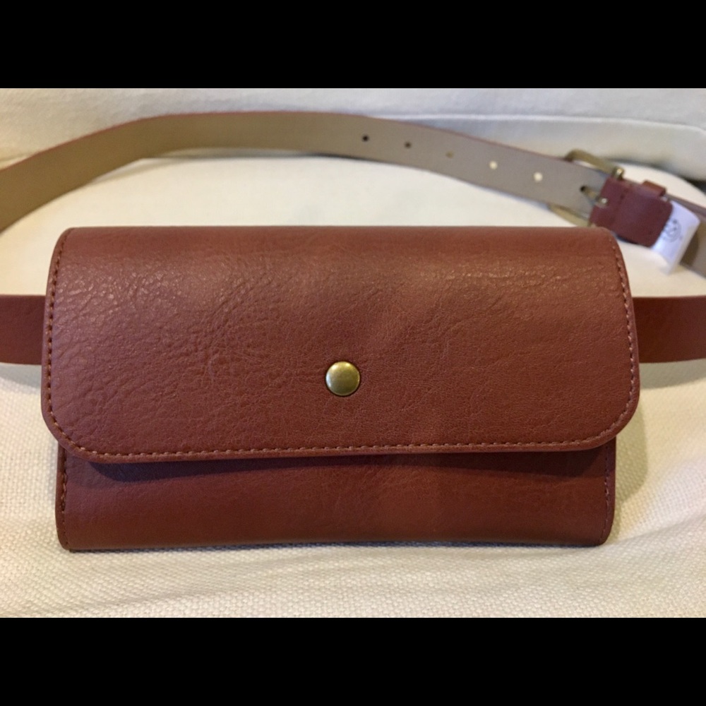 Treasure & Bond faux Leather Belt Bag